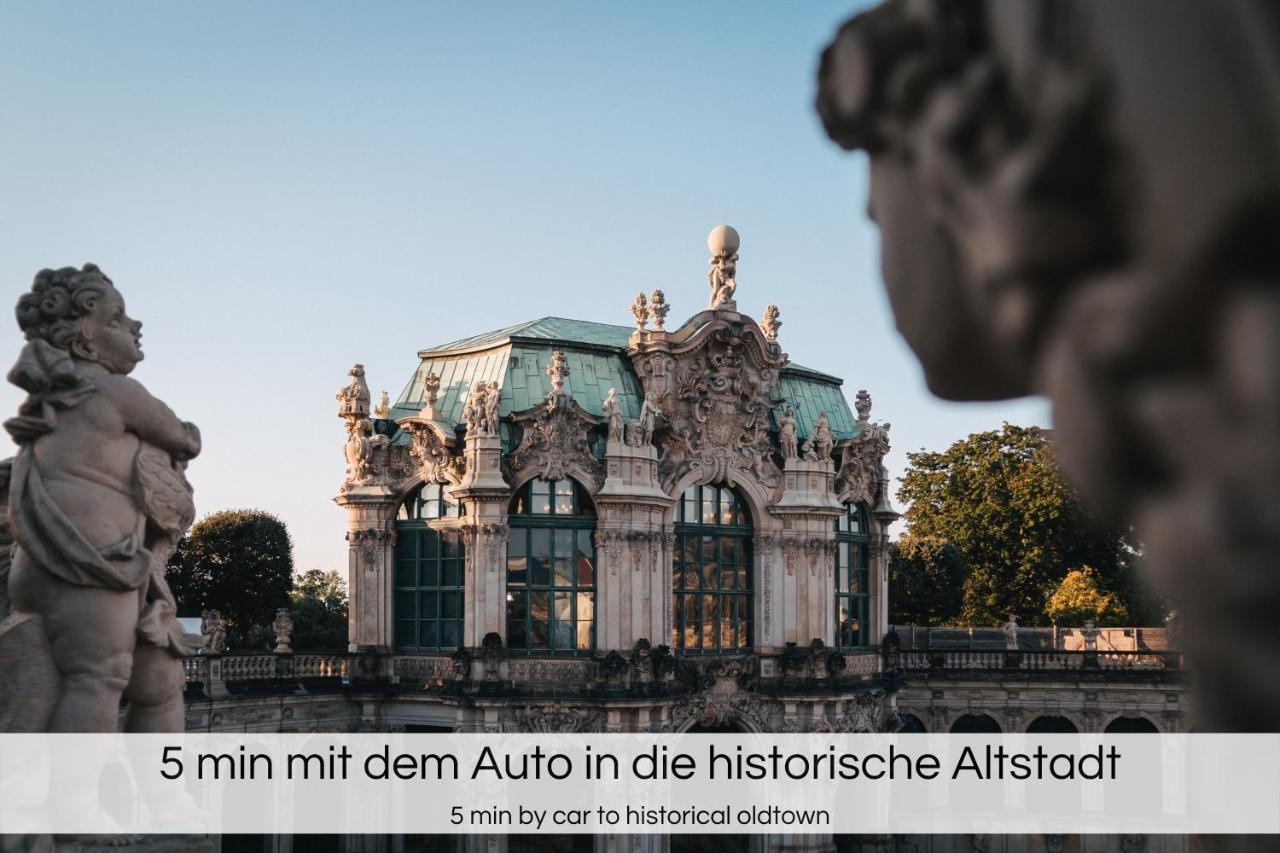 "Neptunblick"- Naehe Altstadt - Ruhig - Balkon - Parkplaetze Dresden Bagian luar foto